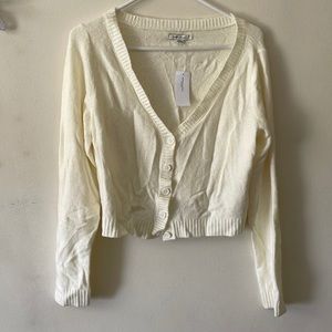 AMERICAN EAGLE Cardigan (somewhat cropped, goes right above hip)